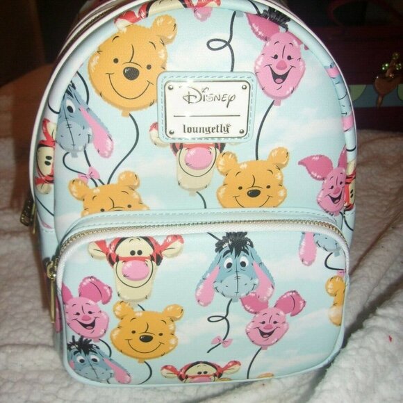 Loungefly Winnie The Pooh Balloon Friends Mini Backpack new with tags - Picture 1 of 4